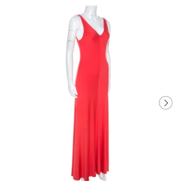 Ralph Lauren Black Label | Dresses | Ralph Lauren Black Label Coral Jersey  Sleeveless Dress S | Poshmark